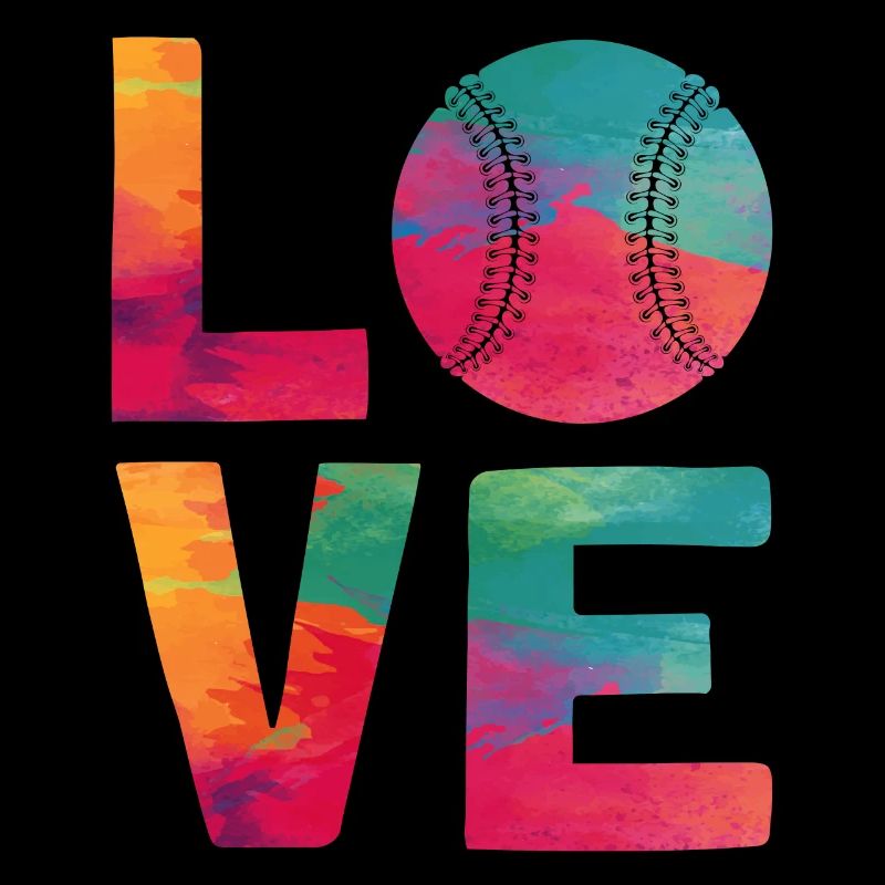 Amateur d’aquarelle de baseball