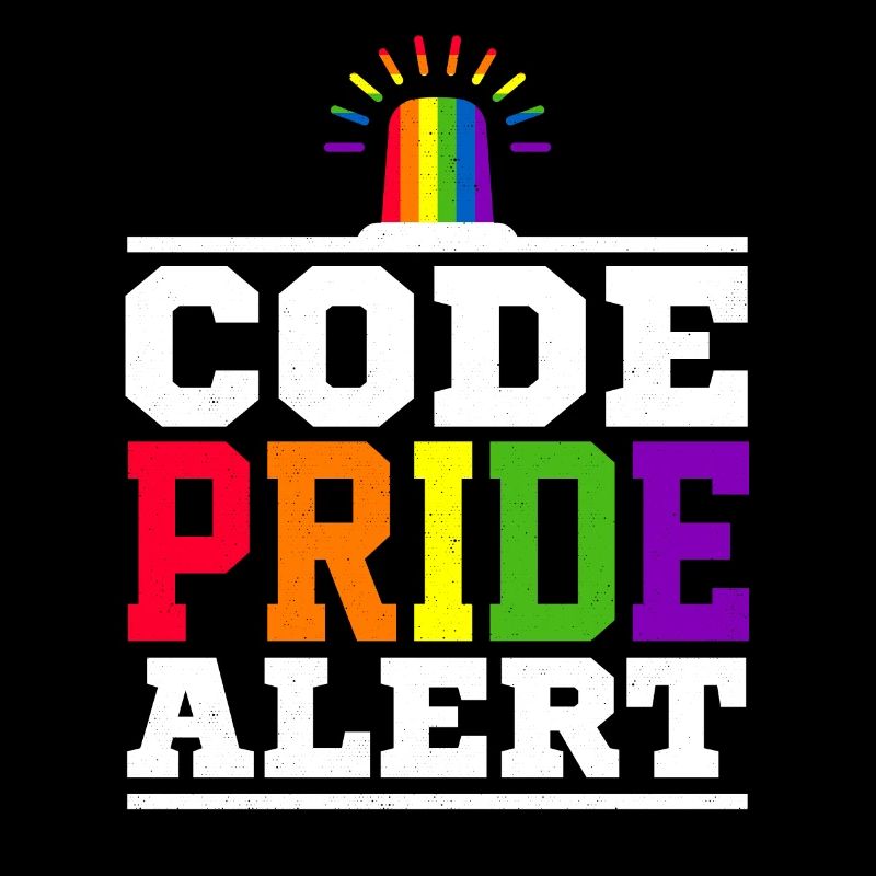 Code Pride Alert Bisexual Lesbian Love Asexual Tra