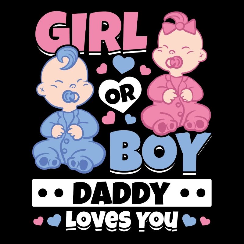 Mädchen oder Junge Papa liebt dich Neugeborenes