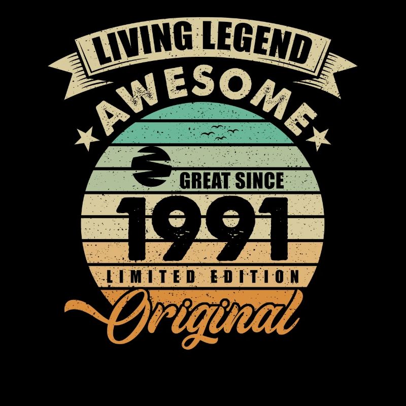 1991 Geburtstag Retro Orginal