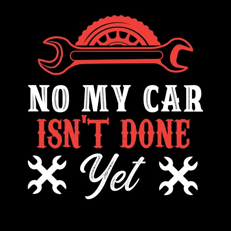 Non Ma voiture n’est pas encore terminée Mécanicien