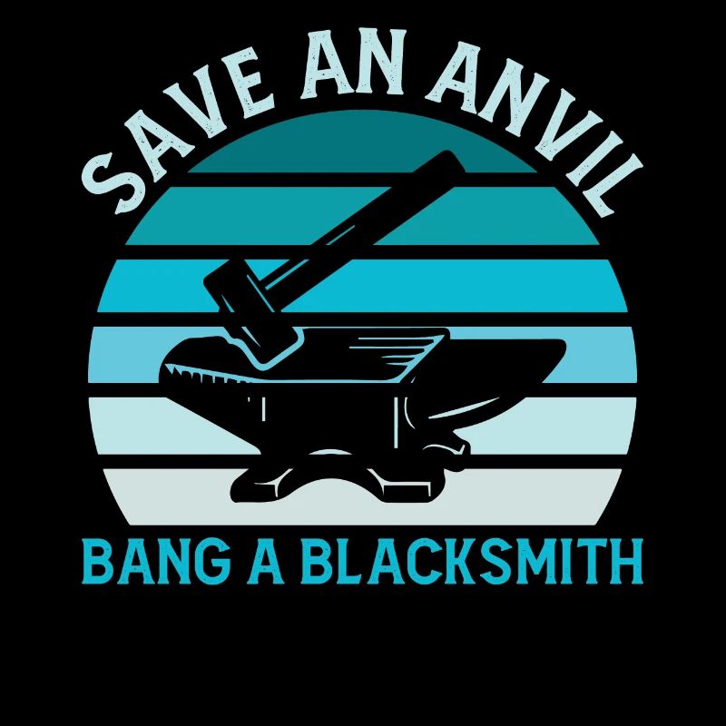 Save an anvil bang a blacksmith