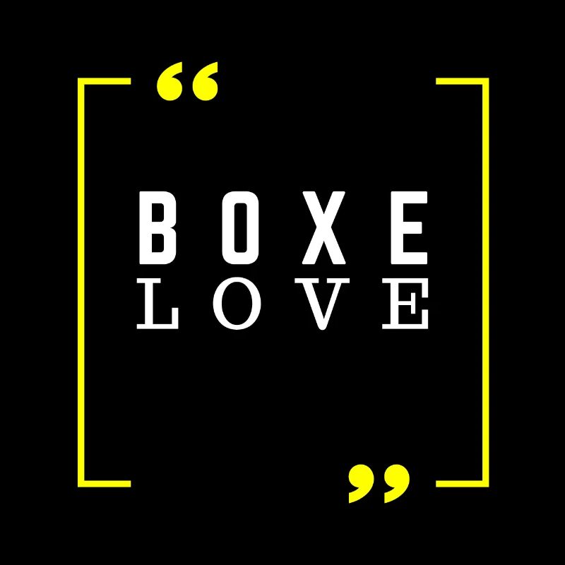 Boxen Liebe - Boxer Geschenkidee