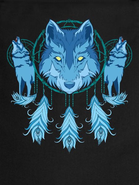 Wolf Dream Catcher