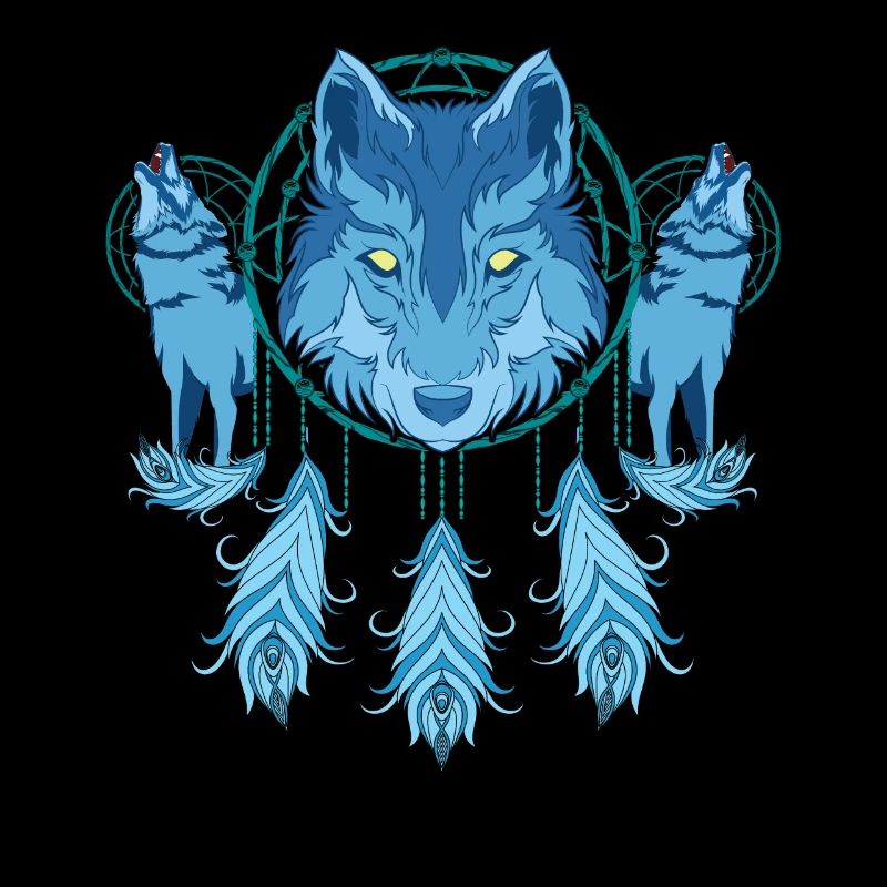 Wolf Dream Catcher