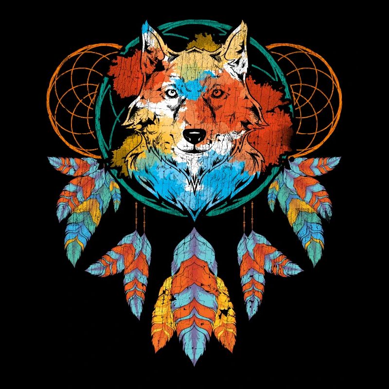 Dream Catcher Wolf