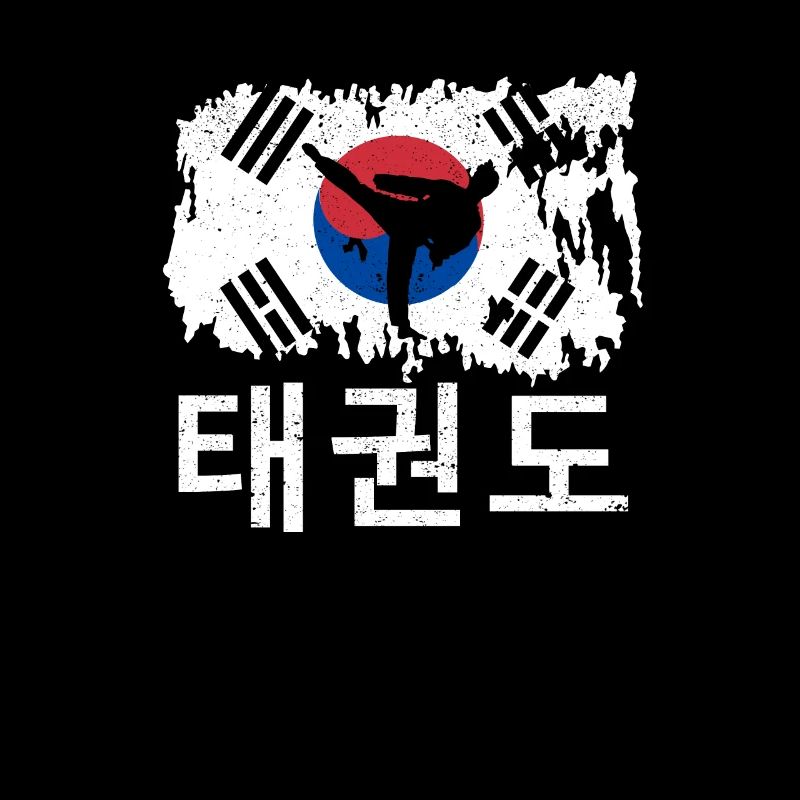 Tae Kwon Do Korean Pride Athlète Arts Martiaux