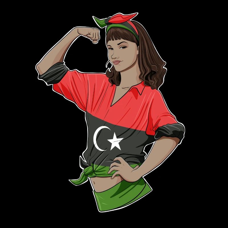 Libyan Girl Unbreakable I Libyan Heritage I Libya
