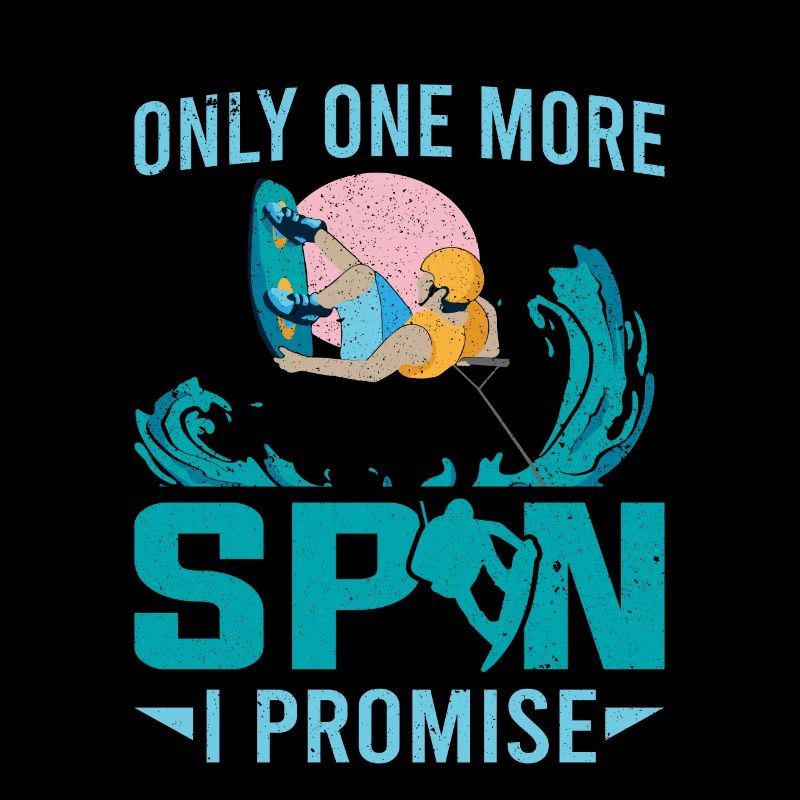 Nur noch eine Runde verspreche ich Wakeboarden