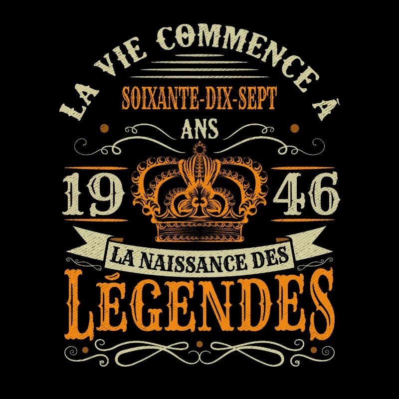 77 Ans 1946 Joyeux Anniversaire Vintage Perfection