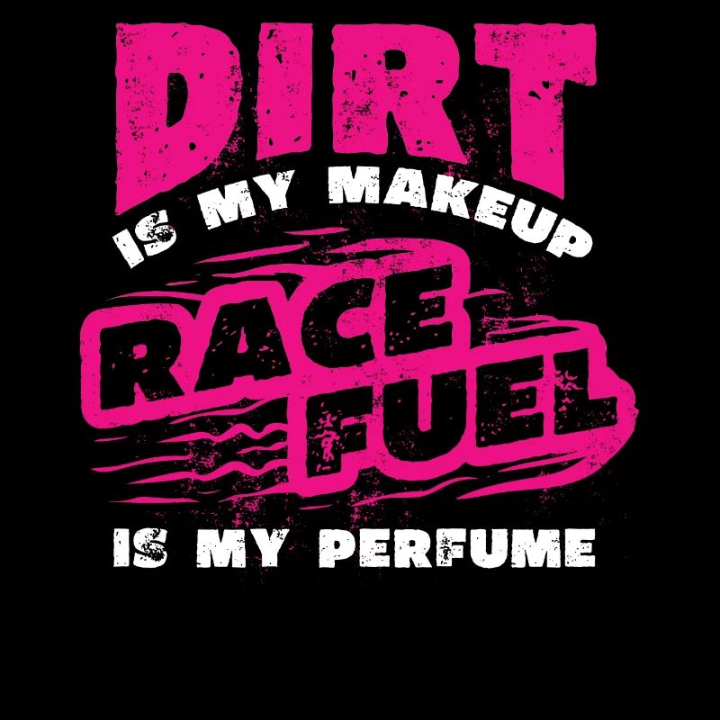 Dirt est ma fille de course de maquillage, de course
