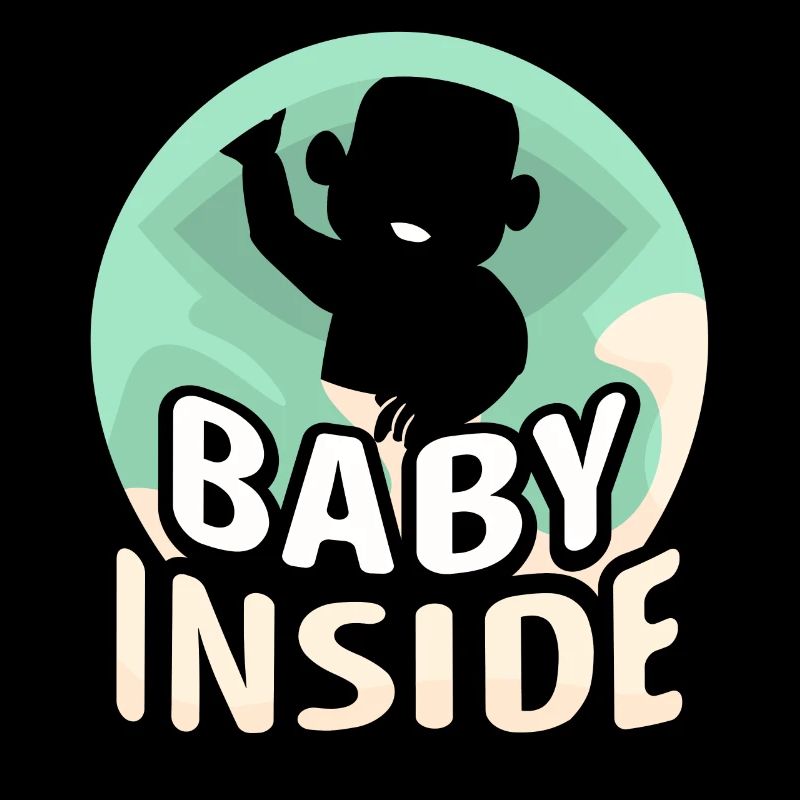 Bébé à l’intérieur Bébé enceinte Annonce à l’intérieur