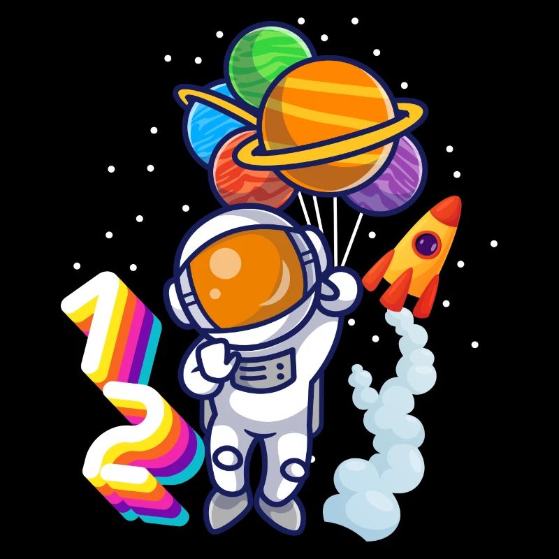 Astronaut 12th Birthday Space Boy Gift