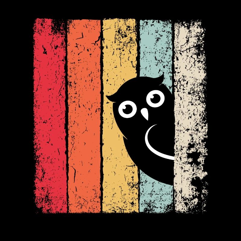 Tier versteckt im Wald Eule