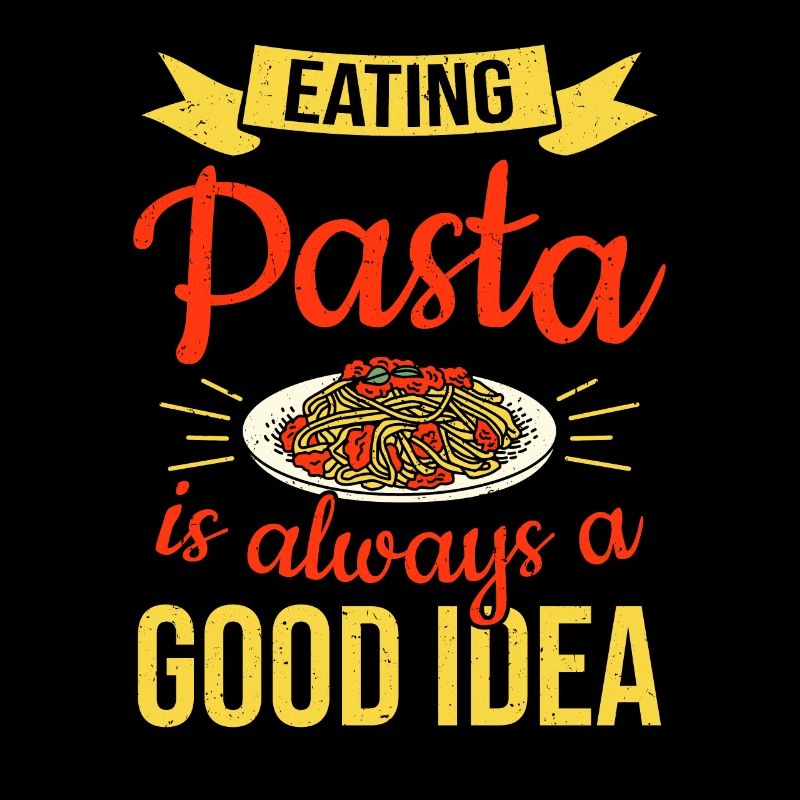 Pasta essen ist immer eine gute Idee Pasta