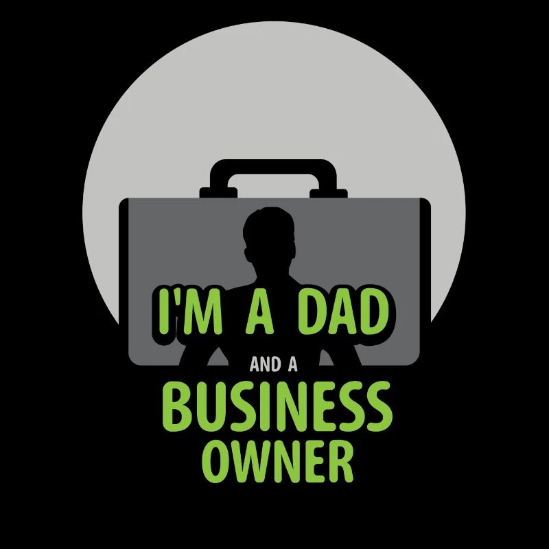 Ich Bin Ein Vater Und Ein Geschäftsinhaber CEO