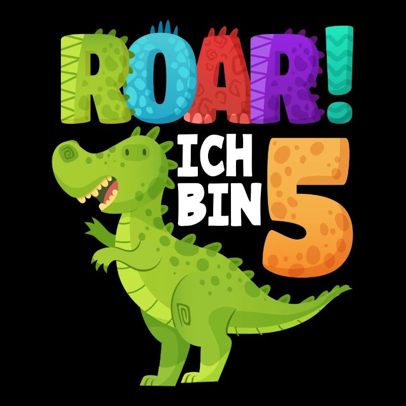 Ich Bin 5 Dinosaurier 5. Geburtstag Jungs Geschenk