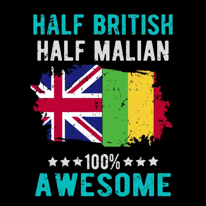 Moitié britannique moitié maliens