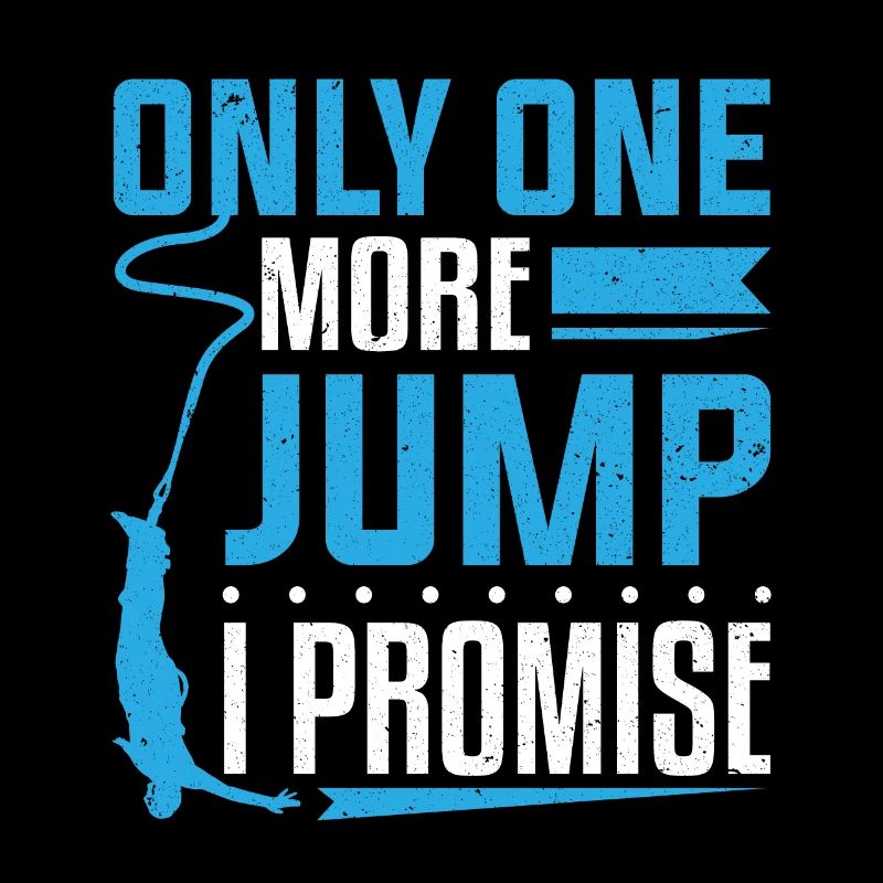 Nur noch ein Sprung verspreche ich Bungee-Jumping