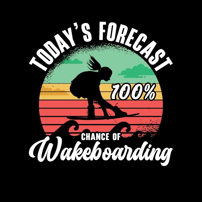 Wakeboard Wakeboarder Wakeboard Wake Cadeau