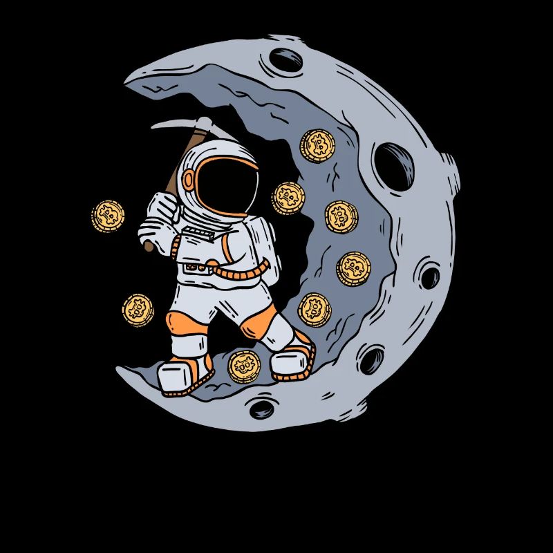 Un astronaute exploite le marché boursier BTC