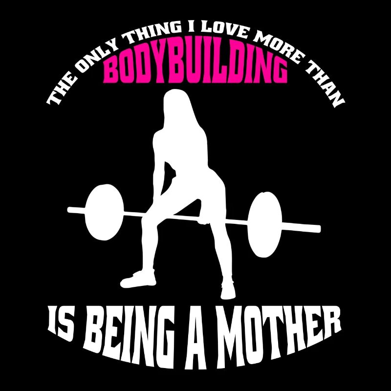 Fitness Mama Bodybuilderin Mutter Muskel Training