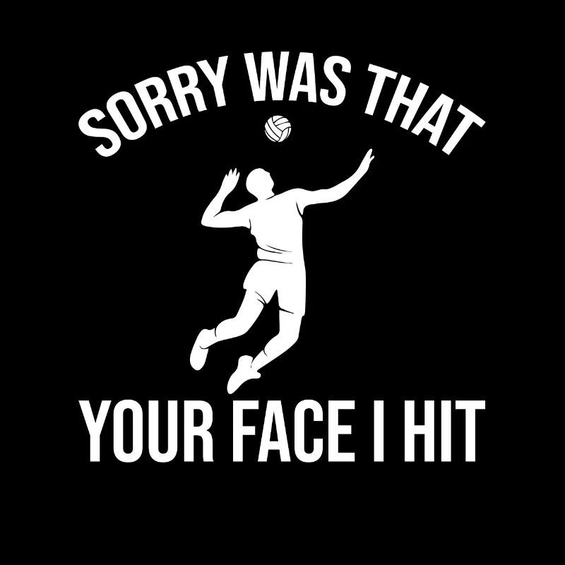 Funny Beach Volleyball Saying - Volelyball