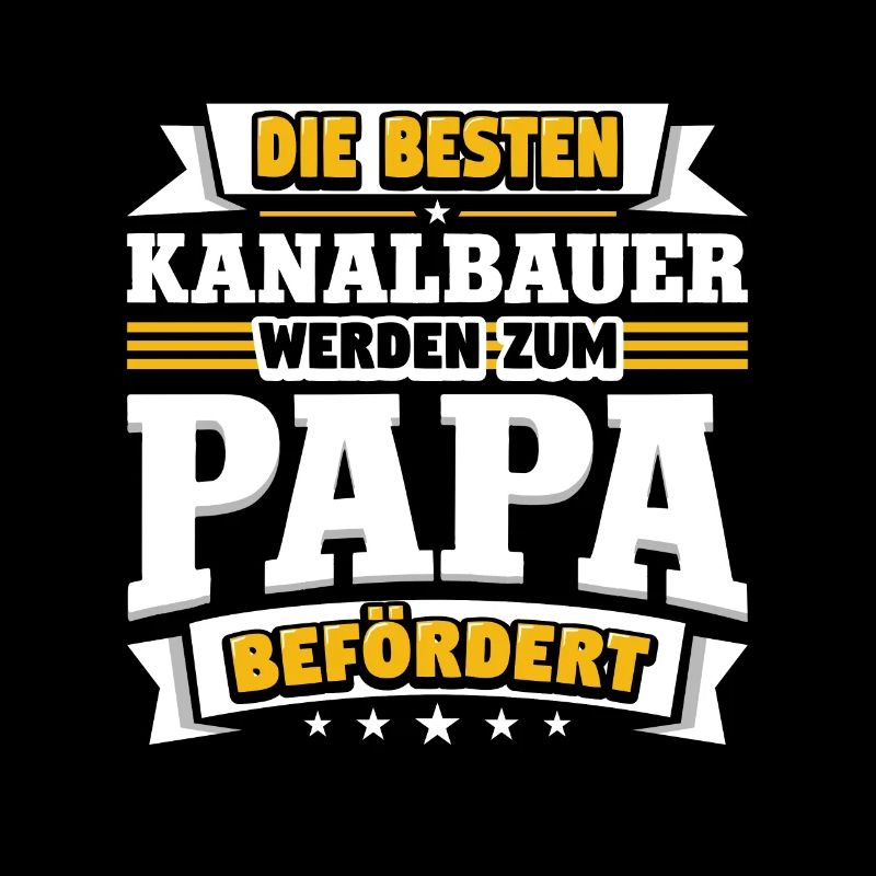 Kanalbauer werden zum Papa befördert