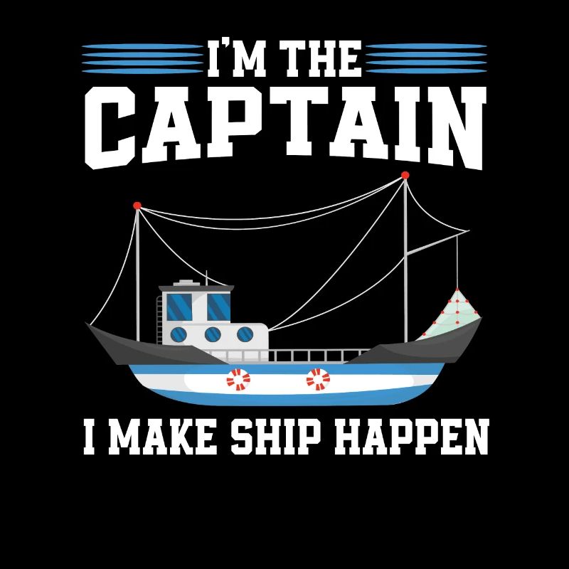 Capitaine de coupeur de pêche