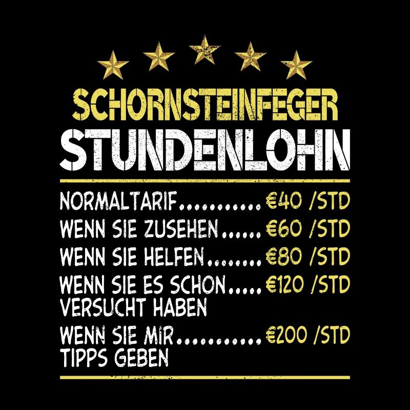 Stundenlohn Schornsteinfeger