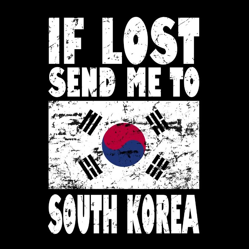 Südkorea Flagge Spruch