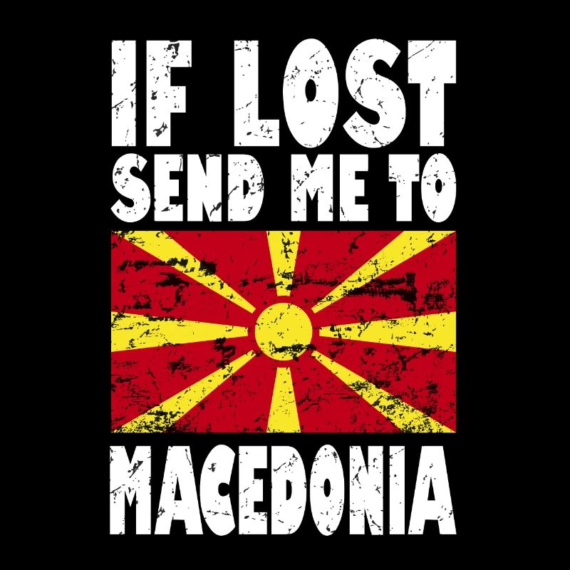 Mazedonien Flagge Spruch