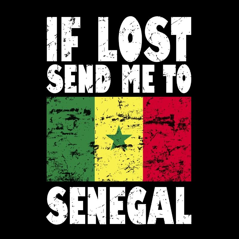 Senegal Flagge Spruch