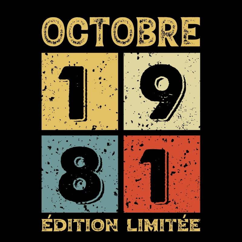 Octobre 1981 Anniversaire Idée Cadeau Vintage