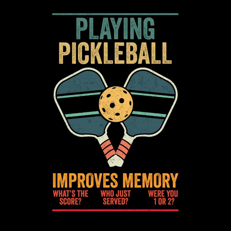 Playing Pickleball Improves Memory Paddle Player