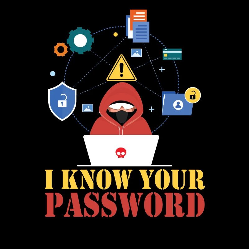 Je connais votre mot de passe Hacker Cybersécurité Hack