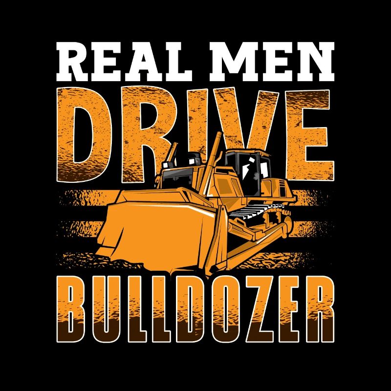 Bagger Bauarbeiter Bulldozer Planierraupe Geschenk