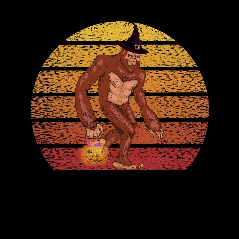 Bigfoot Sasquatch Hexenhut Jack O Lantern