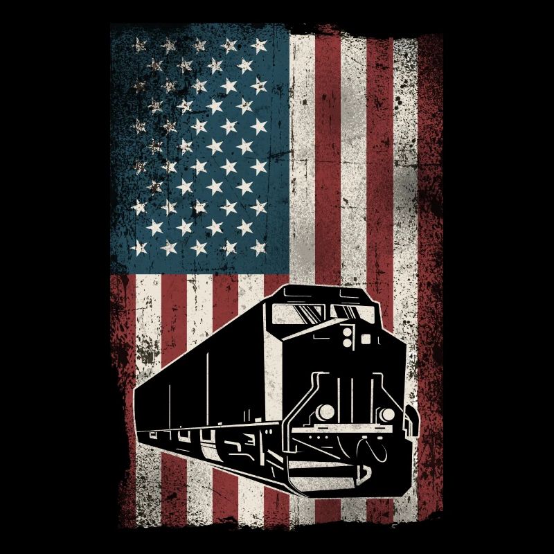 Freight Diesel Train Driver