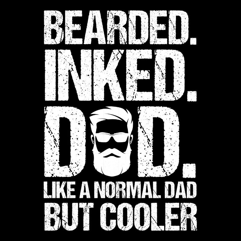Father Tattoo Beard Papa Cool Tattooed Art