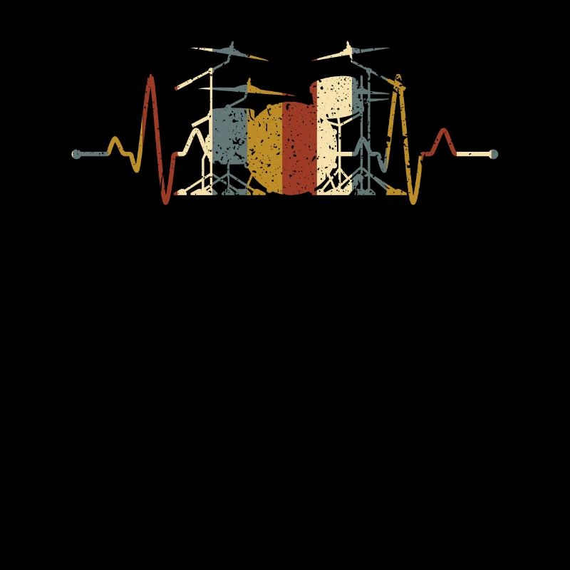 Batteur rétro Schlagzeuger