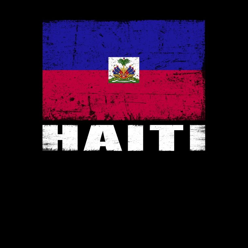 Drapeau d’Haïti Grunge Drapeau d’Haïti