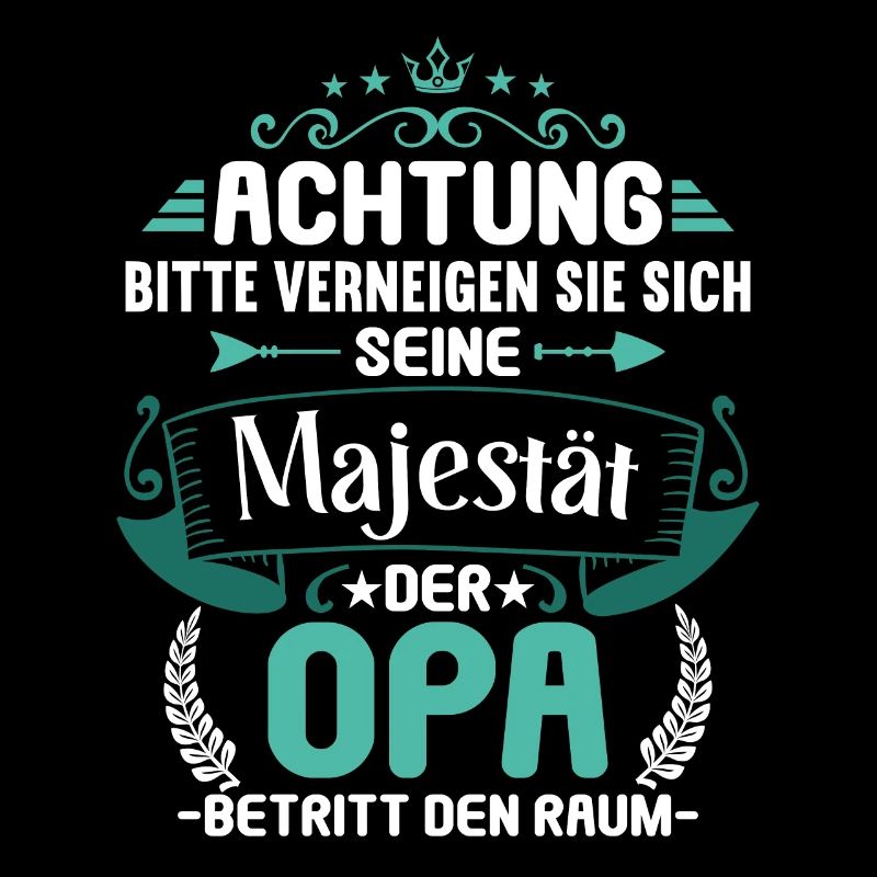 Bitte verneigen sie sich Opa betritt den Raum Opa