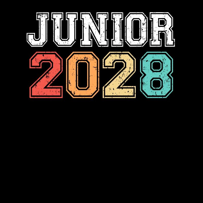Junior 2028 Abschluss Retro Vintage