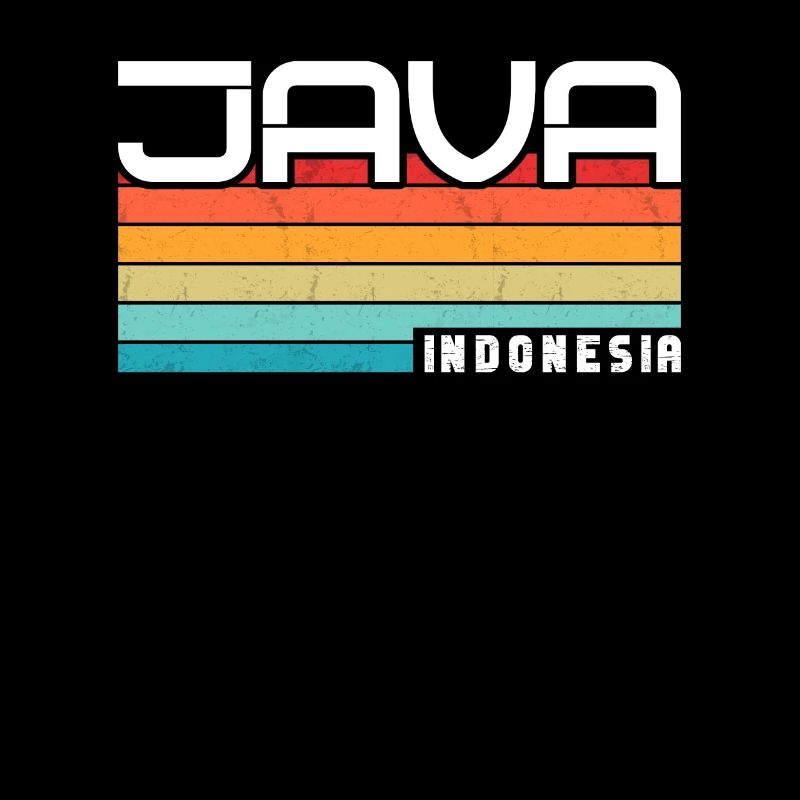 Vintage Holiday Trip Java Indonésie Asie