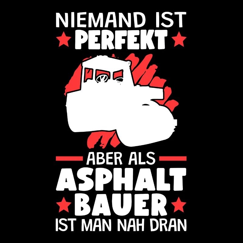 Asphaltbauer sind perfekt Straßenbauer