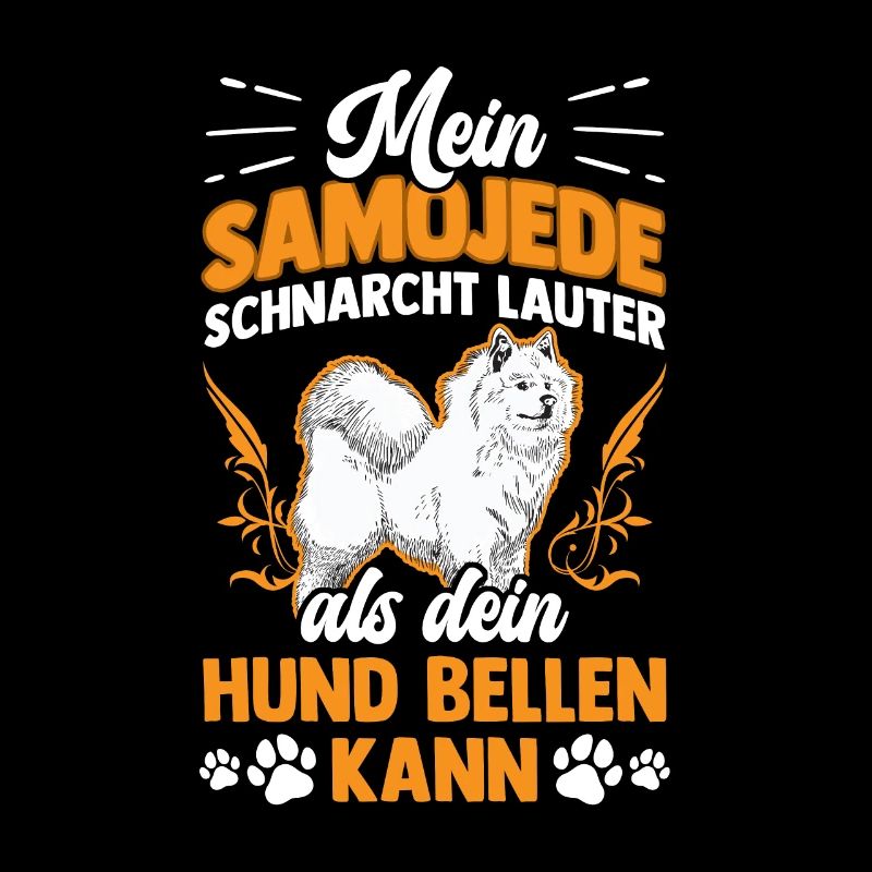 Samojede scharcht lauter Samojedenspitz