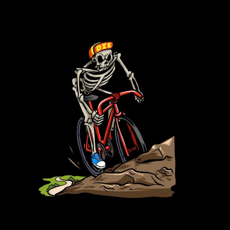 Cyclistes Cyclisme Vélo Squelette Vélo