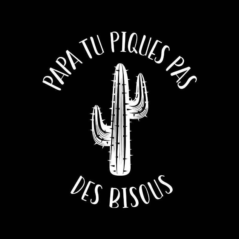 Papa tu piques, pas de bisous !