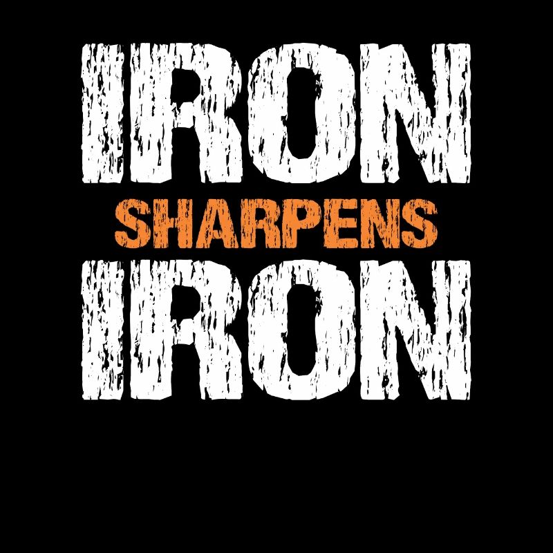Iron Sharpens Iron Christian Workout Iron